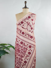 Tussar Tussar with embroidery Chinmayi - Manoranjitham Weaves - Handloom Store