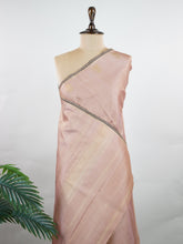 Kanchipuram Silk Crafted in 100% pure silk, this plain Kanchipuram saree with pure zari and a borderless silhouette radiates understated bridal elegance. #Manoranjitham #KanjivaramSilk #PureZari #HandloomHeritage #TimelessWeaves Pamasundari - Manoranjitham Weaves - Handloom Store