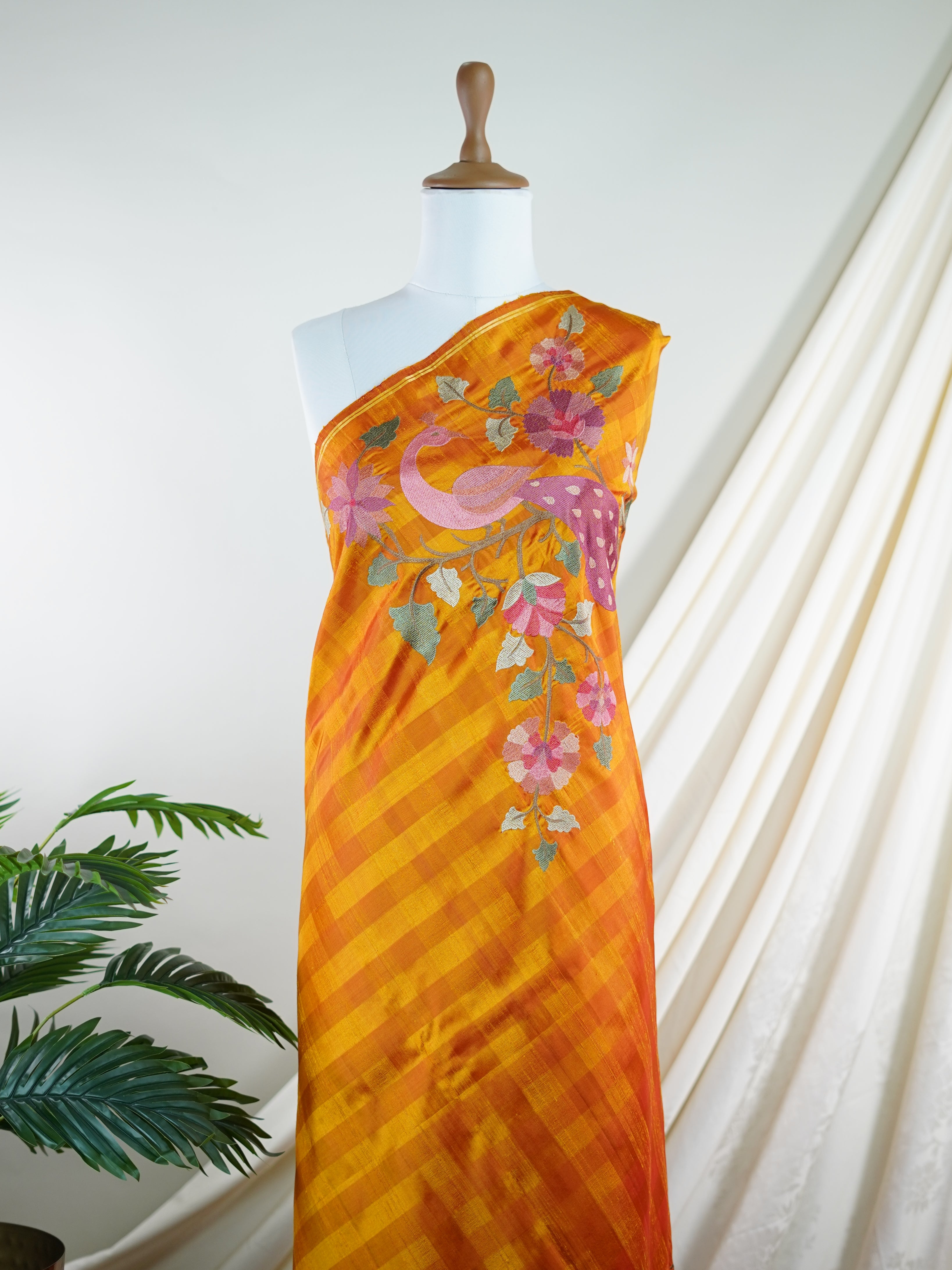 Tussar 100% Pure Silk - Manoranjitham Weaves - Handloom Store