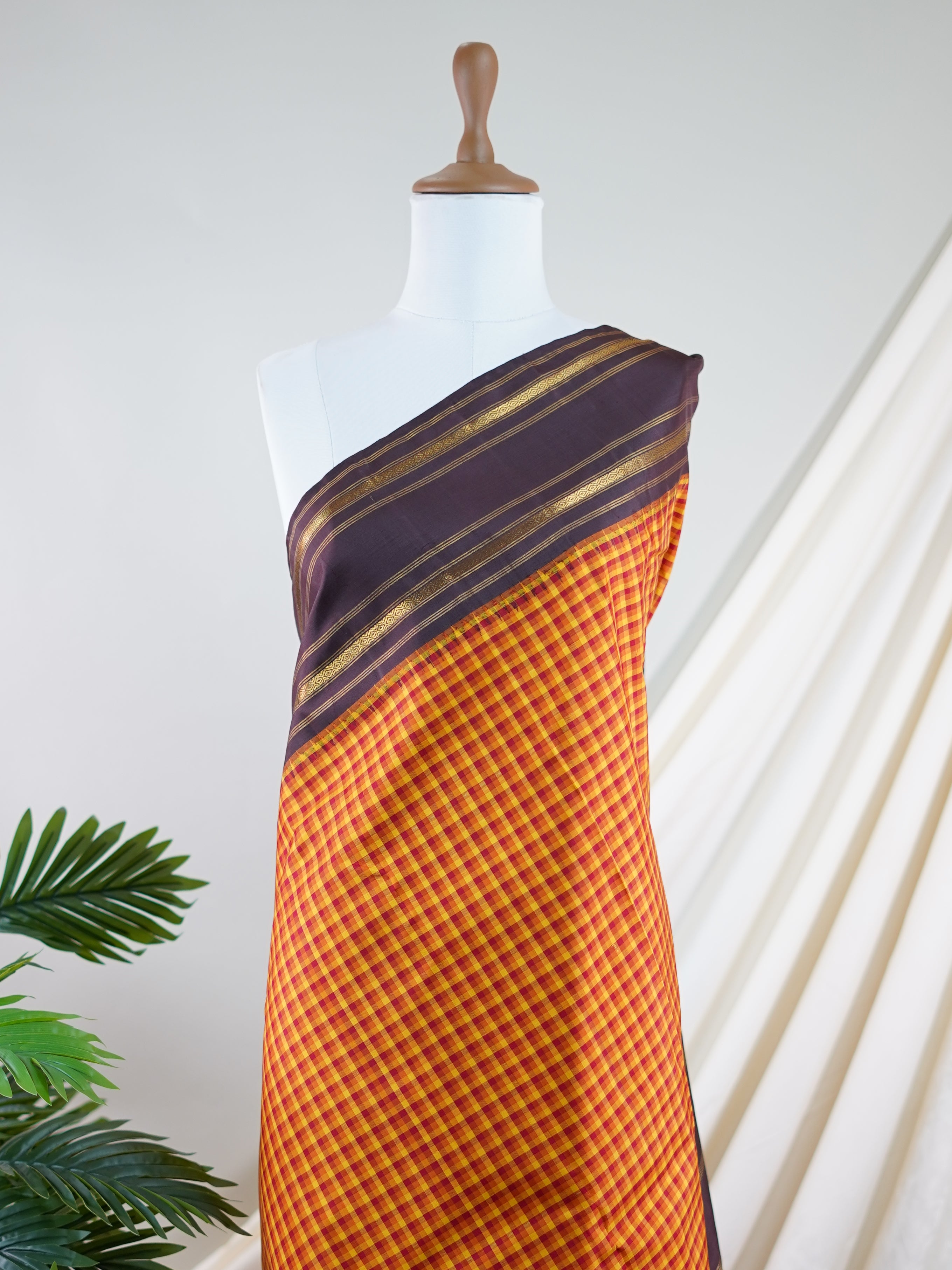 Kanchipuram Silk Multi 100% Pure Silk - Manoranjitham Weaves - Handloom Store
