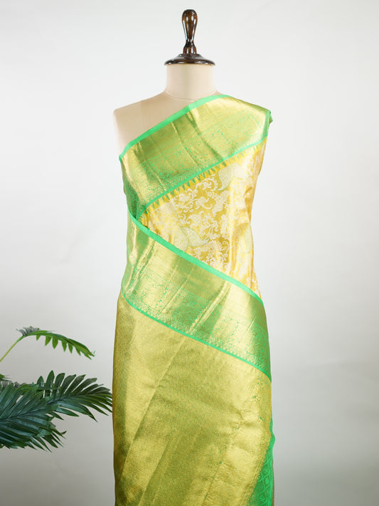 Kanchipuram Silk Beautiful Trdaditional kanjivaram Anjanika - Manoranjitham Weaves - Handloom Store
