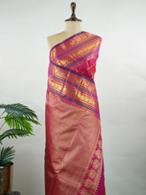 Aadrika – Pink Pure Kanjivaram Silk Saree | Annapakshi Motifs