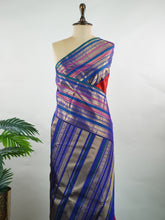 Vedanthi – Orange Pure Kanjivaram Silk Saree | Pure Zari