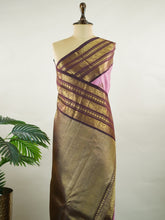 Shivapriya – Pink Pure Kanjivaram Silk Saree | Handloom | Pure Zari