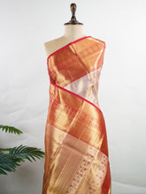 Kanchipuram Silk Kanjivaram silks are the crown jewels of South Indian weaving, renowned for their rich texture, vibrant colors, and exquisite zari work. Handwoven in Kanchipuram, these silks combine the finest mulberry silk with pure gold and silver threads, creating opulent sarees fit for weddings and grand celebrations. Each piece tells a story of tradition, craftsmanship, and timeless elegance. Bhairavi - Manoranjitham Weaves - Handloom Store