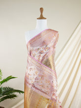 Kanchipuram Silk Golden 100% Pure Silk - Manoranjitham Weaves - Handloom Store