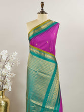 Anandamayi – Handloom Gadwal Silk Saree | Pure Silk | Zari Border