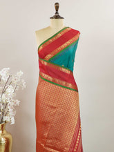Charumati – Handloom Gadwal Silk Saree | Pure Silk | Zari Border