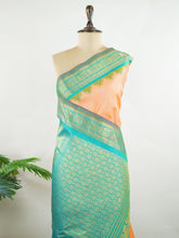 Gadwal Silk Handwoven in Telangana, Gadwal is a pure silk saree celebrated for its lightness, softness that deepens with every use, and its timeless elegance—making it one of the most comfortable and graceful vintage sarees ever woven Lalita - Manoranjitham Weaves - Handloom Store