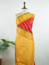 Gadwal Silk Handwoven in Telangana, Gadwal is a pure silk saree celebrated for its lightness, softness that deepens with every use, and its timeless elegance—making it one of the most comfortable and graceful vintage sarees ever woven Sulochana - Manoranjitham Weaves - Handloom Store