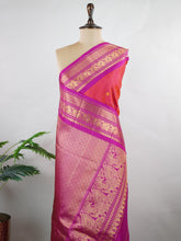 Gadwal Silk Handwoven in Telangana, Gadwal is a pure silk saree celebrated for its lightness, softness that deepens with every use, and its timeless elegance—making it one of the most comfortable and graceful vintage sarees ever woven Binduja - Manoranjitham Weaves - Handloom Store