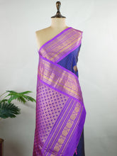 Gadwal Silk Handwoven in Telangana, Gadwal is a pure silk saree celebrated for its lightness, softness that deepens with every use, and its timeless elegance—making it one of the most comfortable and graceful vintage sarees ever woven Rasagni - Manoranjitham Weaves - Handloom Store
