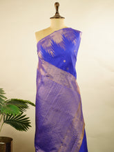 Ratnangi – Blue Handloom Gadwal Silk Saree | Pure Silk | Zari Border