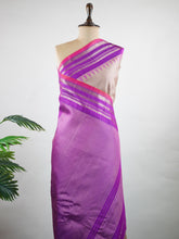 Maheshwari – Beige Handloom Gadwal Silk Saree | Pure Silk | Zari Border