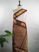 Indumati – Handloom Gadwal Silk Saree | Pure Silk | Zari Border