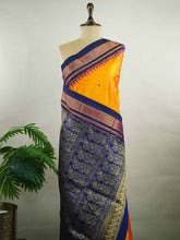 Vedamayi – Narayanpet Silk Saree | Handloom | Contrasting Border