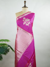 Katan Kattan silk saree featuring geometric patterns. Lightweight and comfortable for regular wear. Anura - Manoranjitham Weaves - Handloom Store