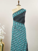 Kalavathi – Black Kora Silk Saree | Kutch Work