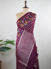 Organza Oraganza with Embroidery Sukanya - Manoranjitham Weaves - Handloom Store