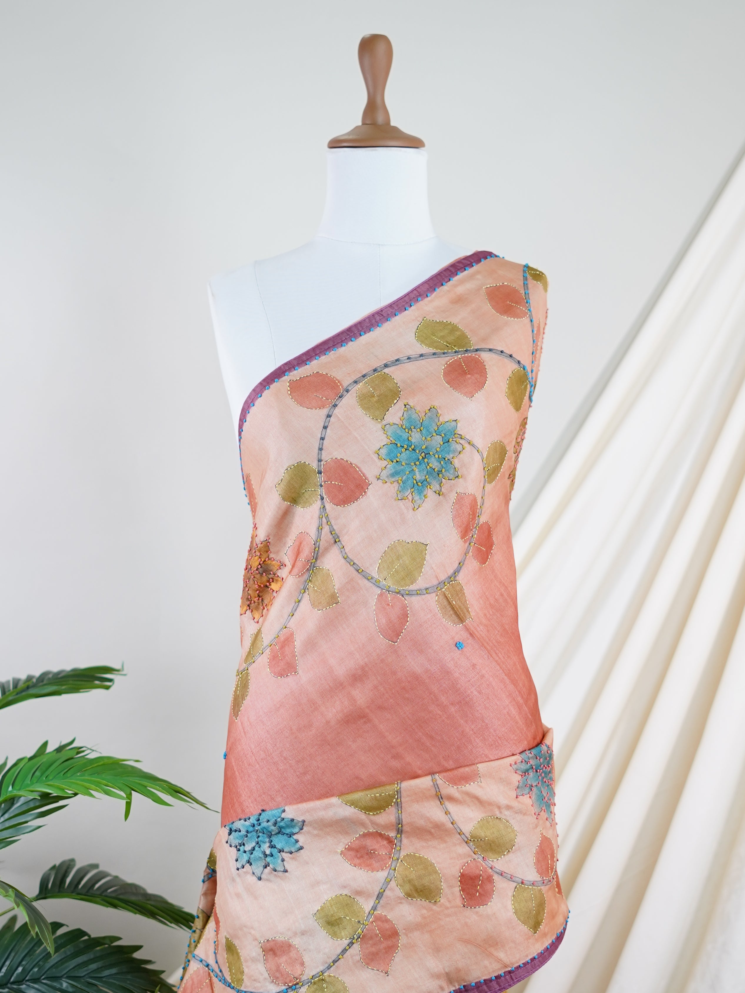 Tussar 100% Pure Tussar - Manoranjitham Weaves - Handloom Store