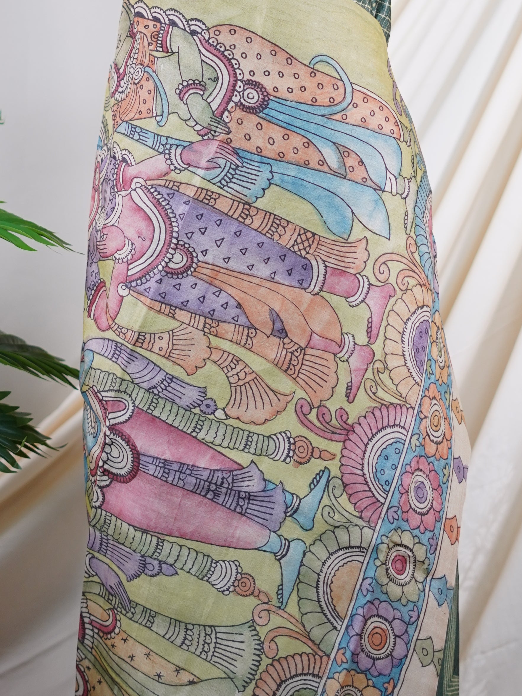 Tussar 100% Pure Tussar - Manoranjitham Weaves - Handloom Store