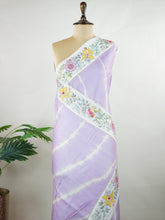 Tussar Lehariya Tusssar with hand embroidery Jhanavi - Manoranjitham Weaves - Handloom Store
