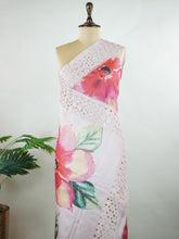 Tussar Tussar with embroidery Abhikhya - Manoranjitham Weaves - Handloom Store