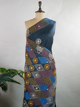 Tussar Tussar with embroidery Nanditha - Manoranjitham Weaves - Handloom Store