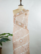 Tussar Tussar with embroidery Rithika - Manoranjitham Weaves - Handloom Store