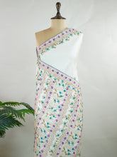 Tussar Tussar with embroidery Yuvanshi - Manoranjitham Weaves - Handloom Store