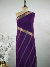 Trinetra – Pure Mysore Silk Saree | Elephant Border