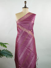 Tussars A masterpiece from Jharkhand, this Semi Silk saree in Wine is a tribute to India's rich handloom legacy. The nan weaving and Handwork motifs make it a perfect choice for brides and celebrations. Every thread speaks of elegance, tradition, and the skilled hands that bring this saree to life. Bhupalia - Manoranjitham Weaves - Handloom Store