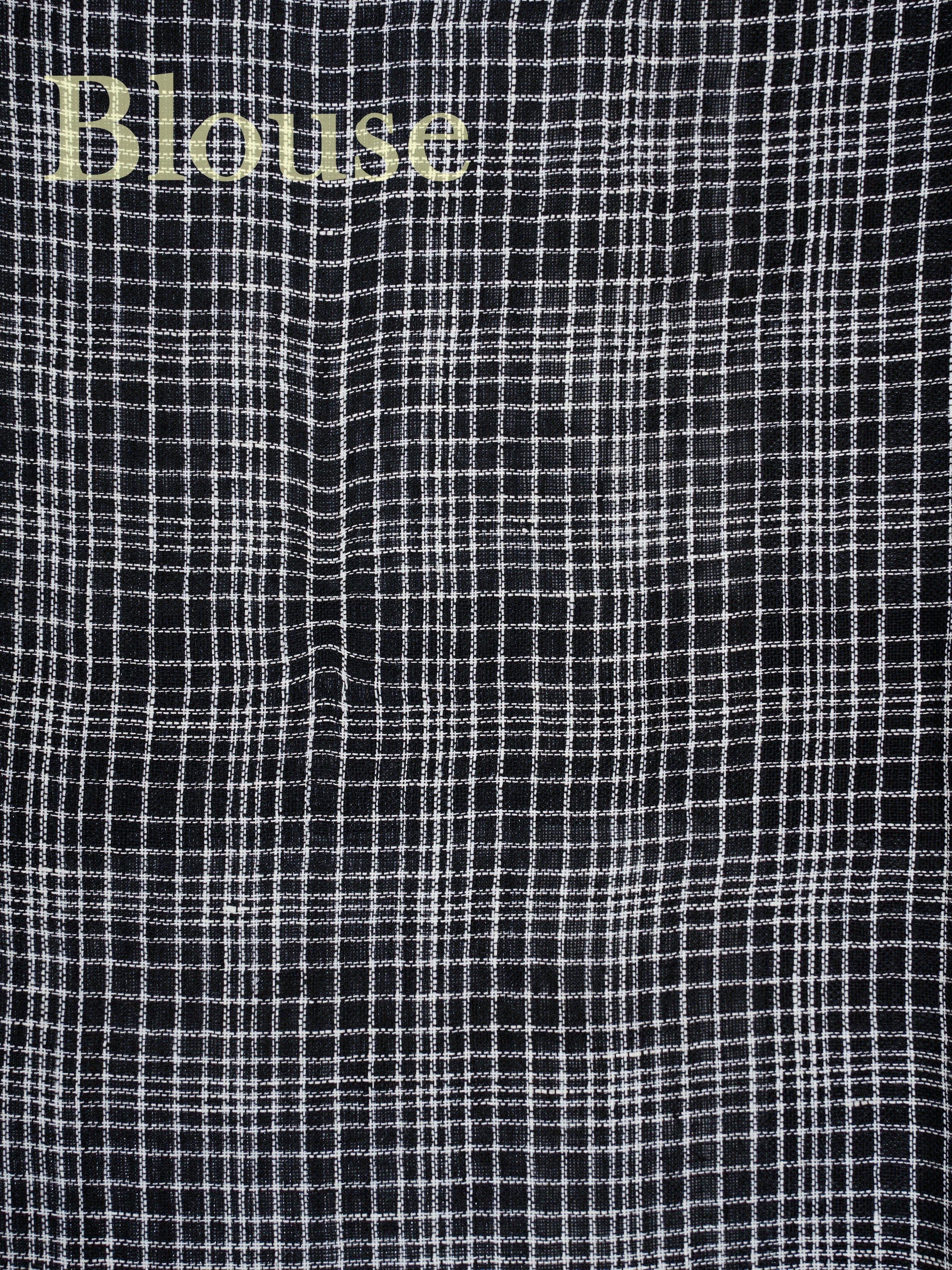 Linen Black 100% Pure Linen - Manoranjitham Weaves - Handloom Store
