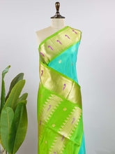 Gaud Saranga - Light Green Venkatagiri Pure Silk Saree