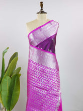 Jaunpuri - Maroon Venkatagiri Pure Silk Saree