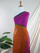 Cotton Orange 100% Pure Cotton - Manoranjitham Weaves - Handloom Store