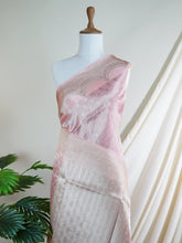 Tissue Pink 100% Pure Tissue - Manoranjitham Weaves - Handloom Store