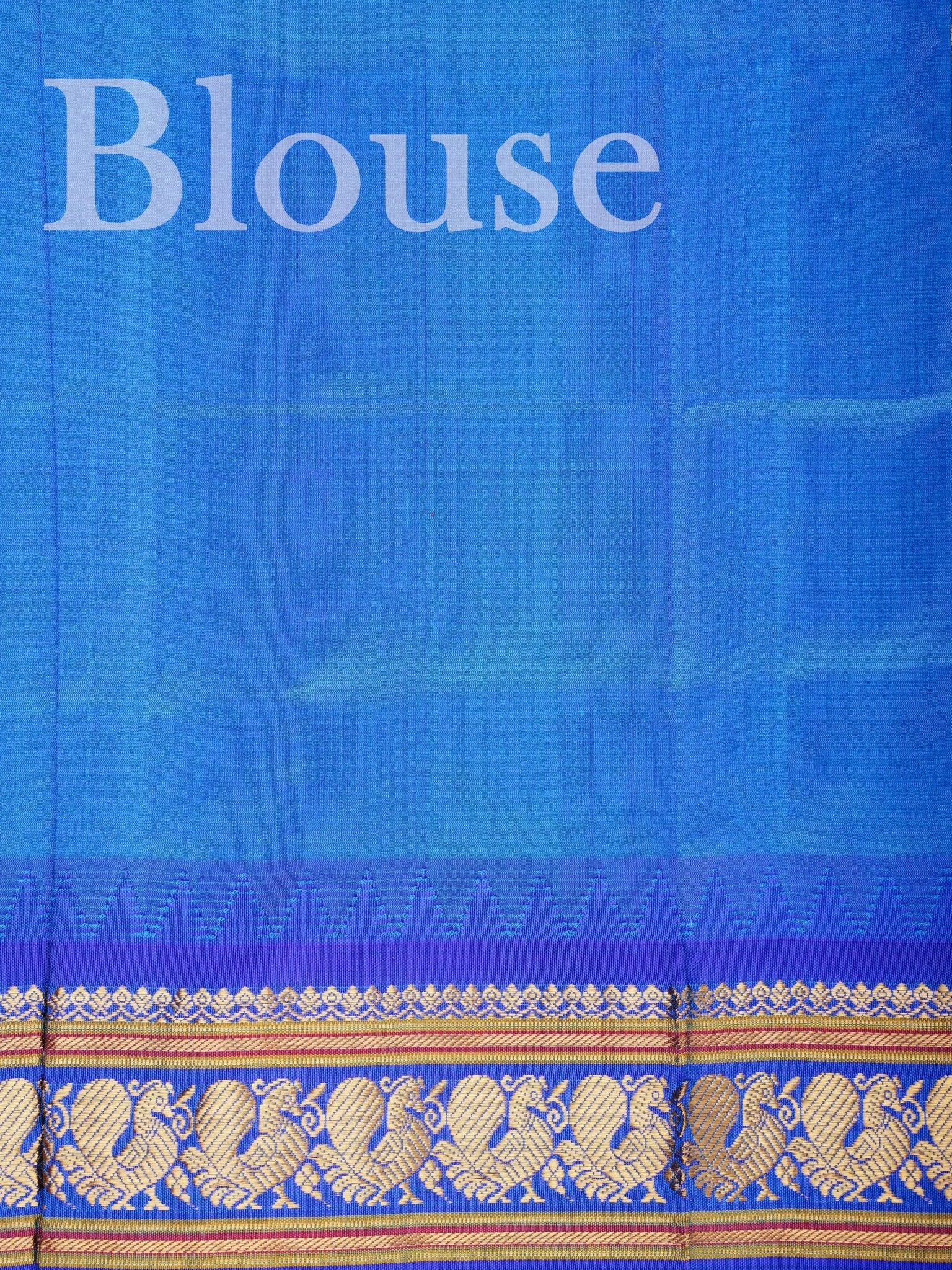 Narayanpet Orange 100% Pure Silk - Manoranjitham Weaves - Handloom Store