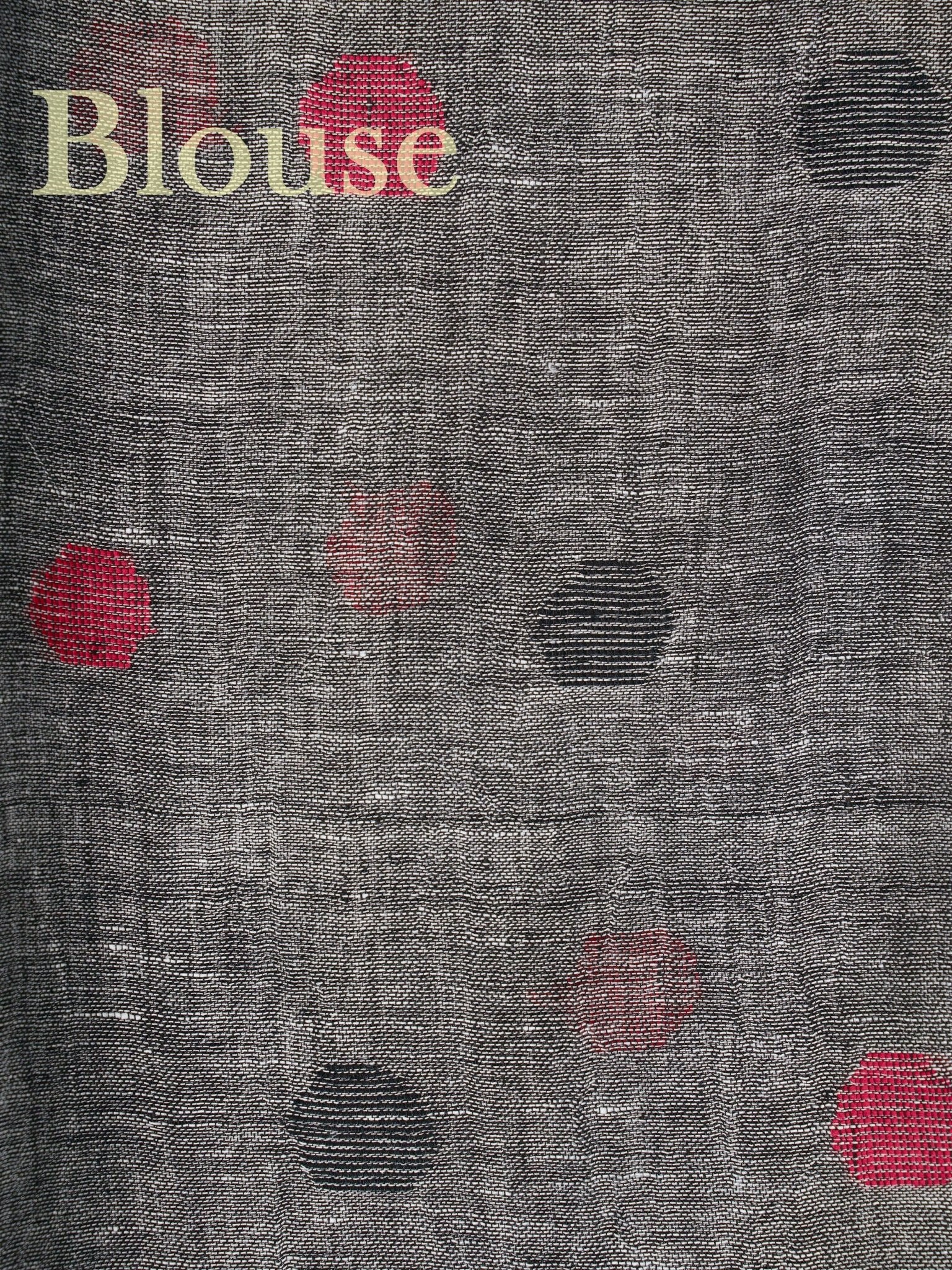 Linen Black 100% Pure Linen - Manoranjitham Weaves - Handloom Store