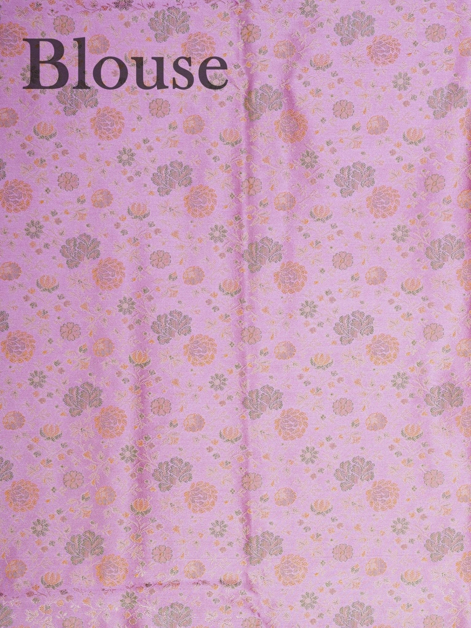 Katan Lavender Semi Mushru - Manoranjitham Weaves - Handloom Store