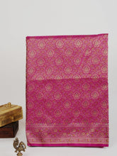 Katan Pink Semi Mushru - Manoranjitham Weaves - Handloom Store