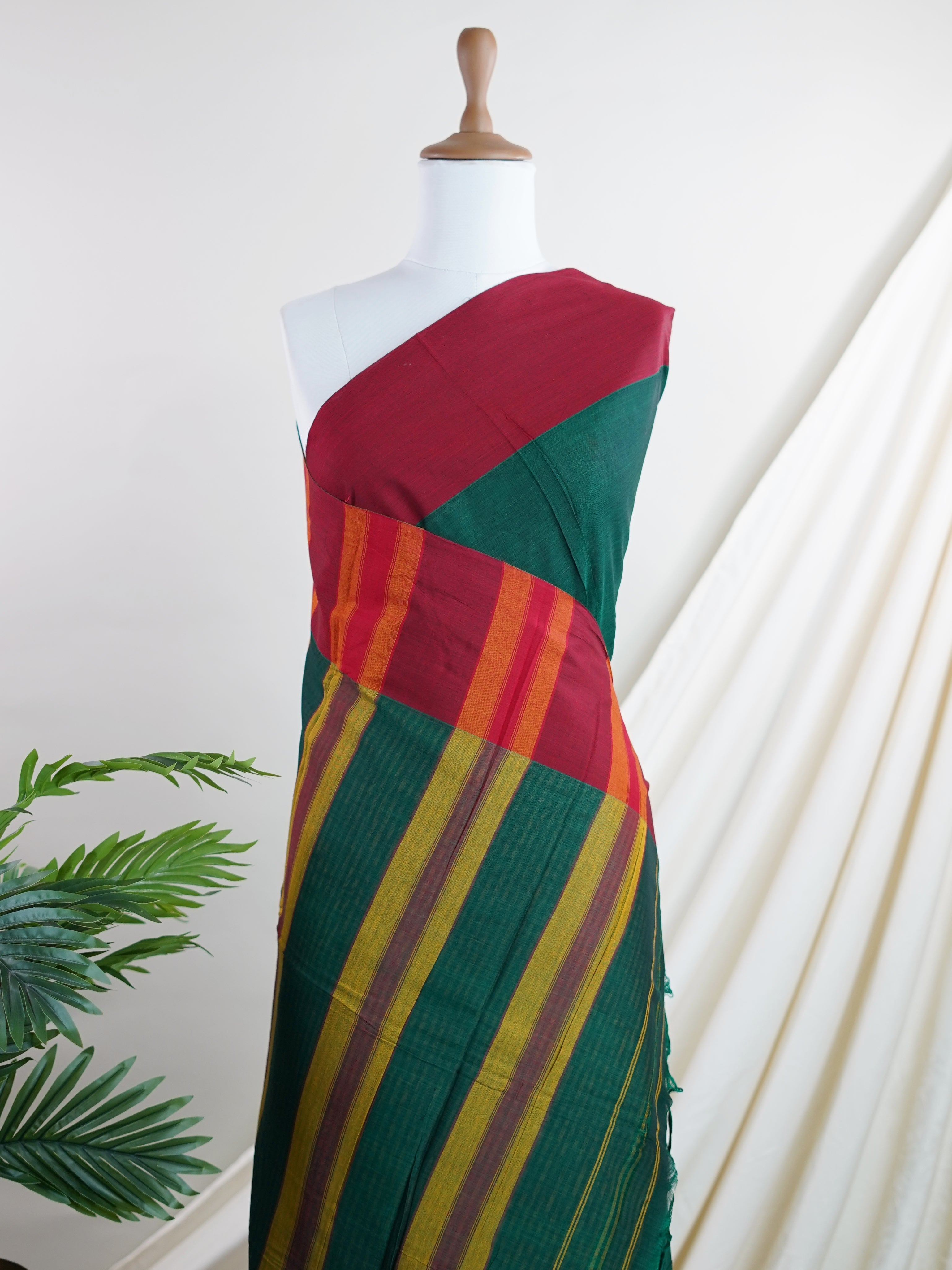 Narayanpet 100% Handspun Cotton - Manoranjitham Weaves - Handloom Store