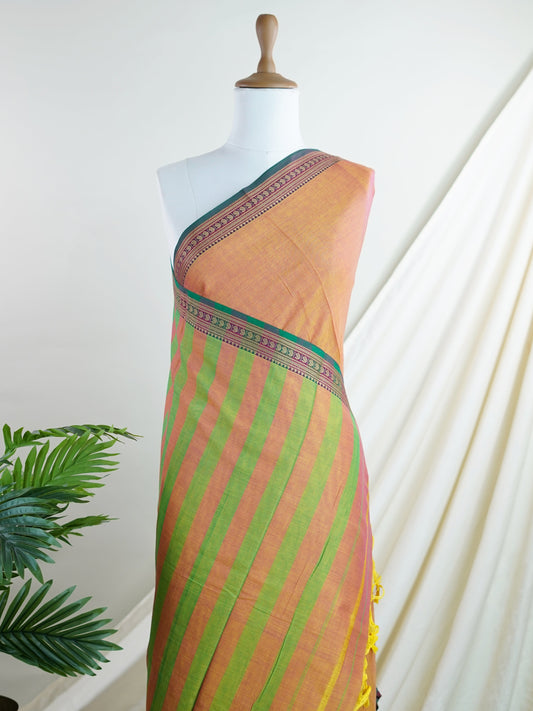 Narayanpet 100% Handspun Cotton - Manoranjitham Weaves - Handloom Store