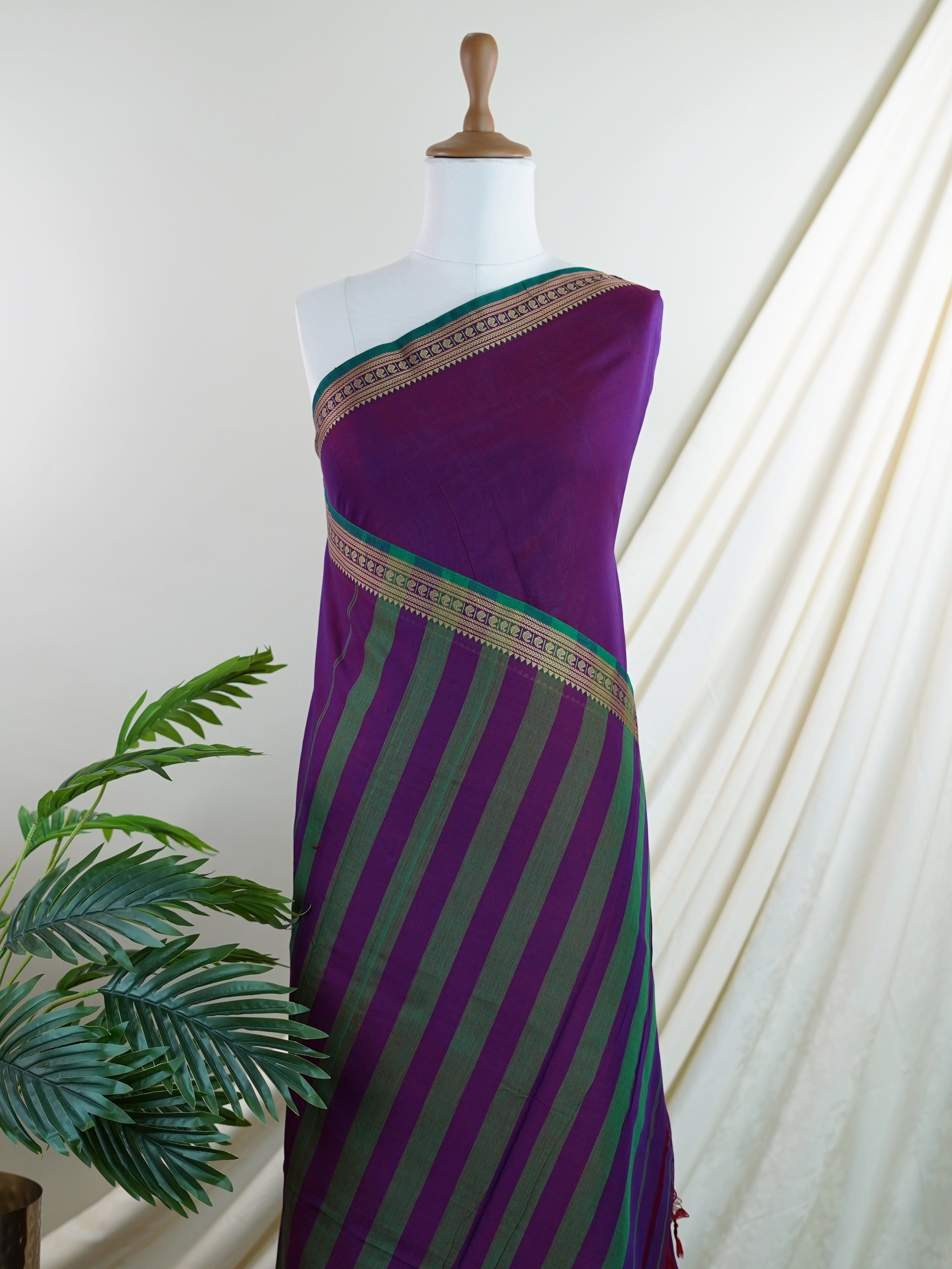 Narayanpet 100% Handspun Cotton - Manoranjitham Weaves - Handloom Store