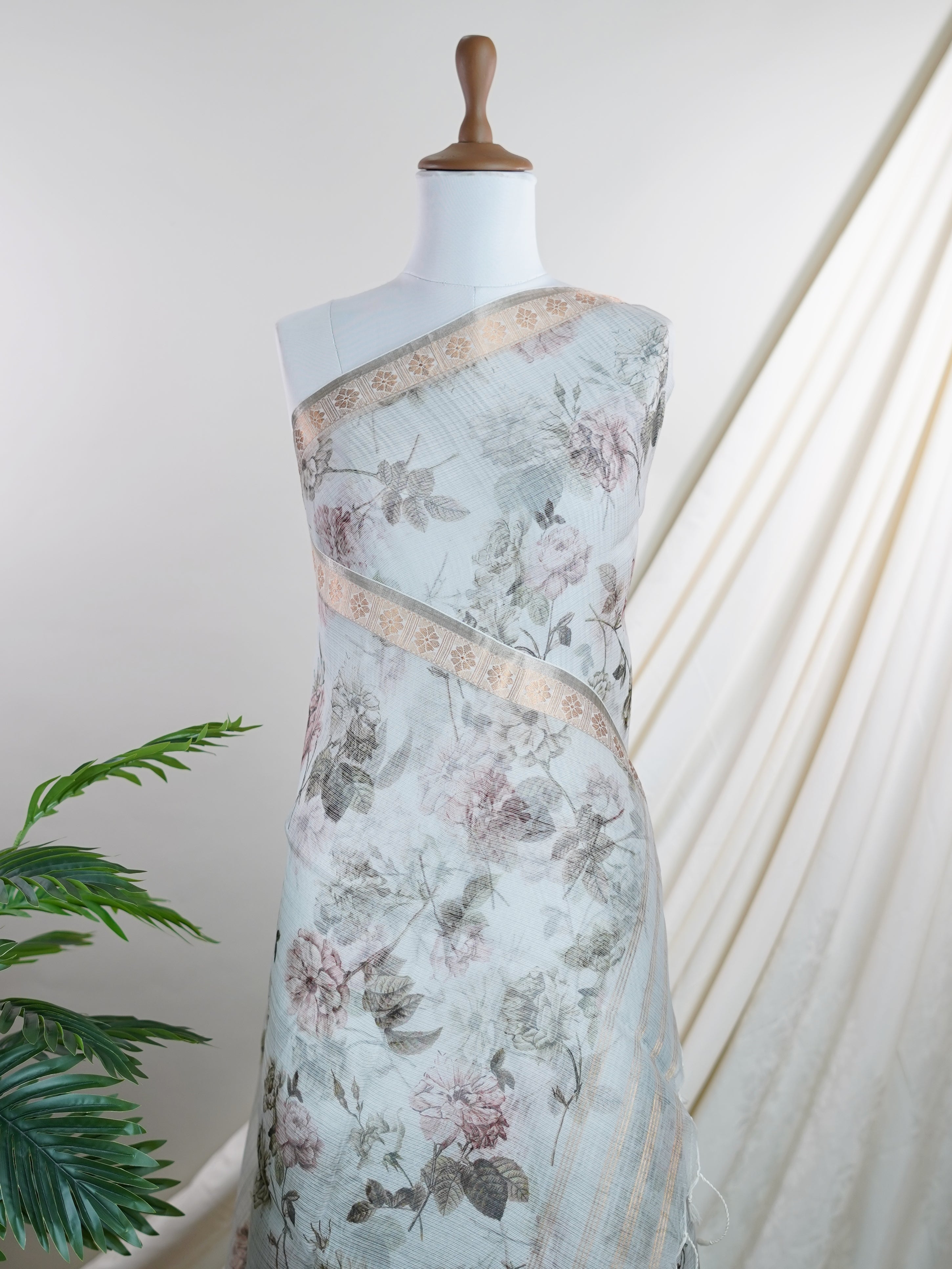 Kota Grey Kota - Manoranjitham Weaves - Handloom Store