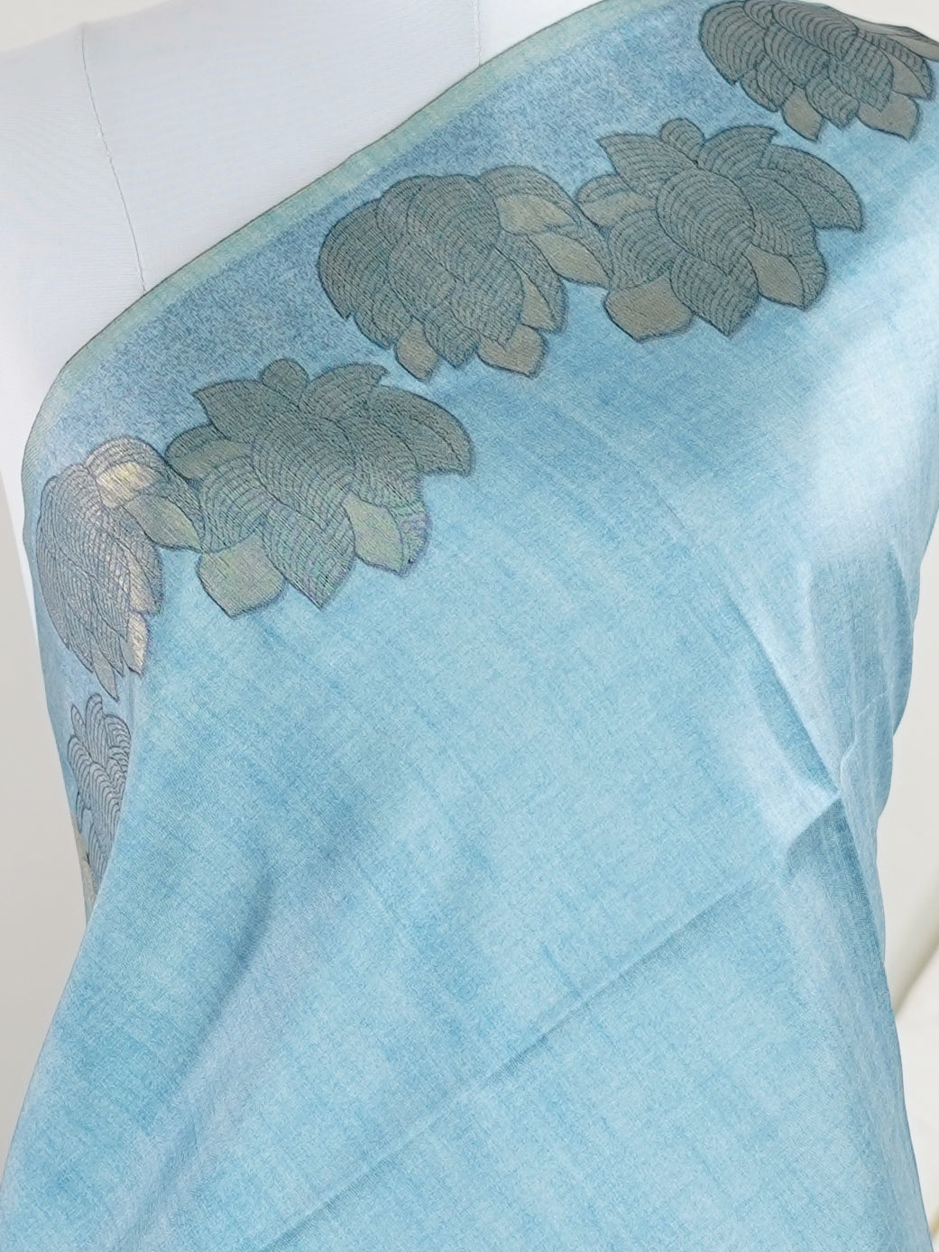 Fancy Blue Fancy - Manoranjitham Weaves - Handloom Store