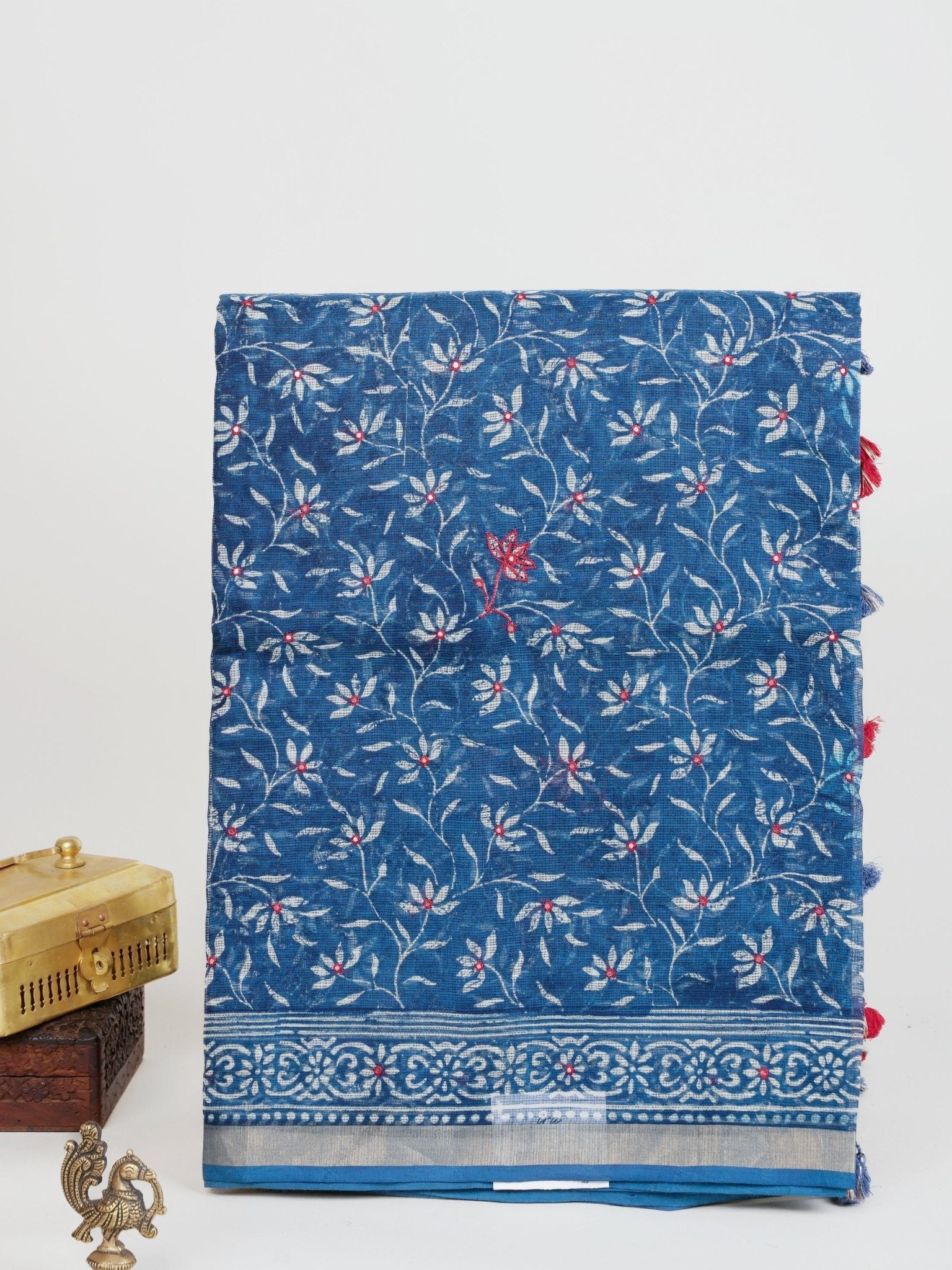 Kota Blue Kota - Manoranjitham Weaves - Handloom Store