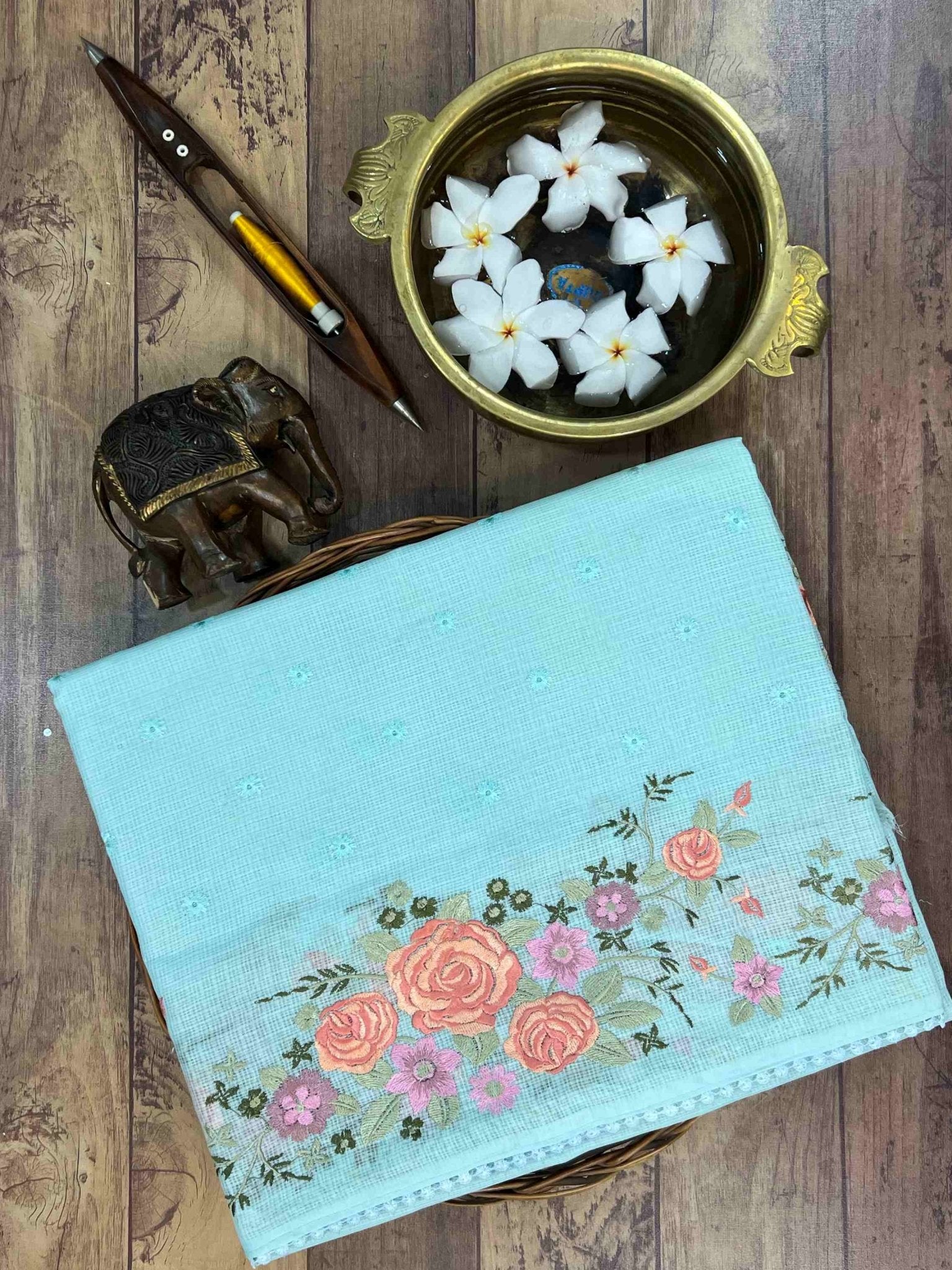 Kota Cyan Kota - Manoranjitham Weaves - Handloom Store