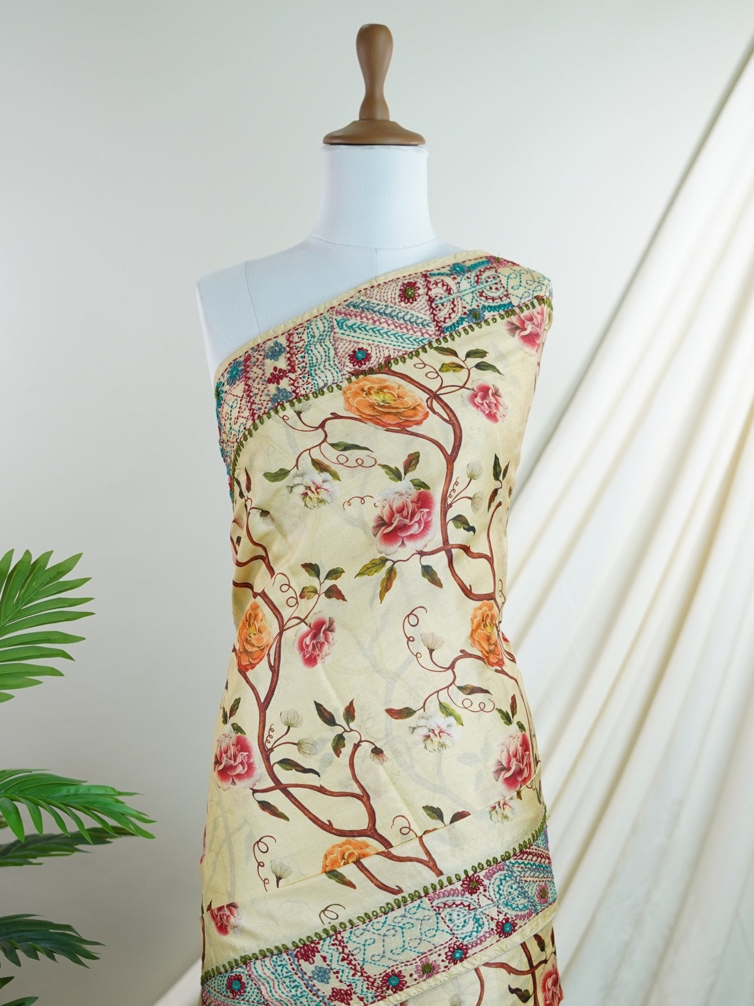 Tussar 100% Pure Tussar - Manoranjitham Weaves - Handloom Store