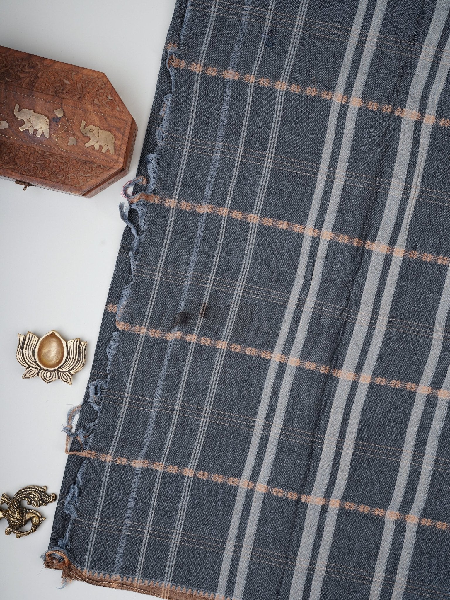 Narayanpet 100% Handspun Cotton - Manoranjitham Weaves - Handloom Store